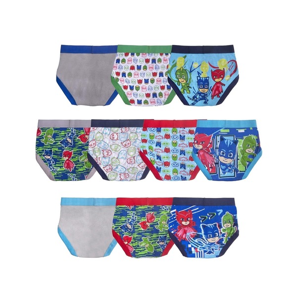 PJ Masks Power Heroes Toddler Boys Briefs 2T-3T 10-Pack NWT - Picture 2 of 4